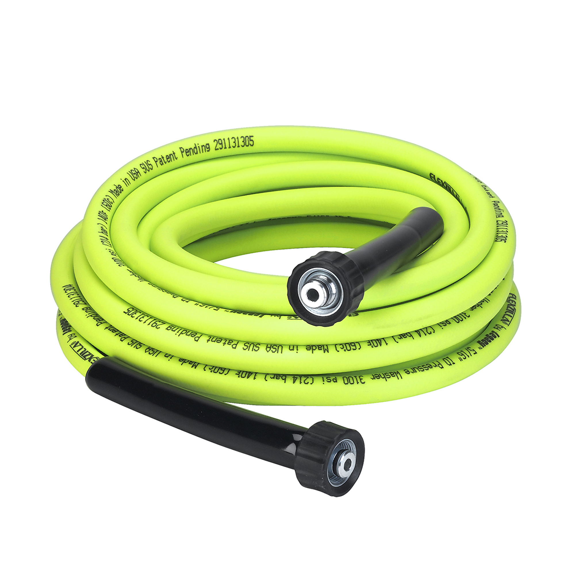 Legacy Flexzilla®, Pressure Washer Hose, 5/16in. x 25ft., 3100 PSI, Diameter 5/16 in, Length 25 ft, Max. PSI 3100 Model# HFZPW3525M-E
